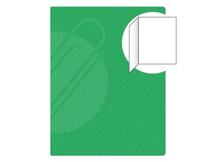 odkladacia mapa bez klop prespan 250 zelena