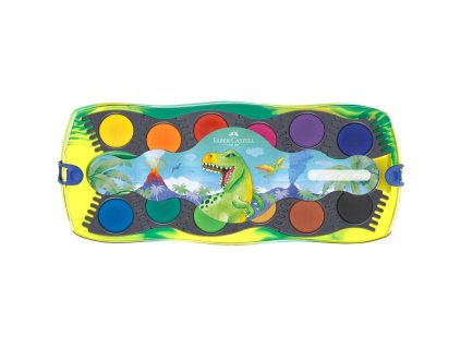 farby vodove faber castell stavebnicove 12 farieb dino