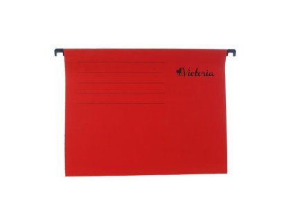 zavesne zakladacie dosky kartonove a4 victoria office cervene 5ks