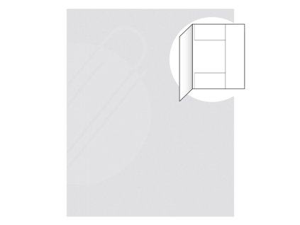 odkladacia mapa s 3 chlopnami eko 253 skladana biela