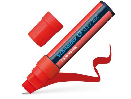 popisovac kriedovy schneider maxx 260 cerveny