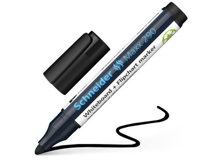 popisovac schneider maxx 290 na biele tabule cierny