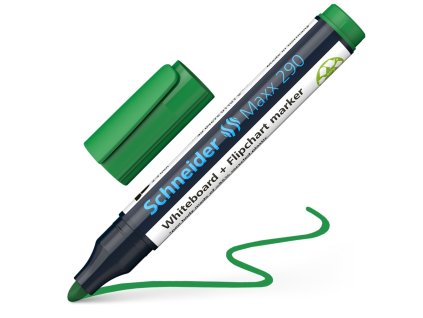 popisovac schneider maxx 290 na biele tabule zeleny