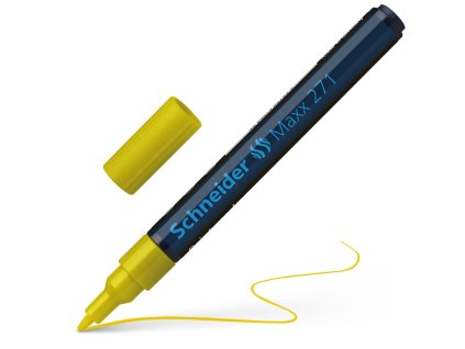 popisovac lakovy schneider maxx 271 zlta