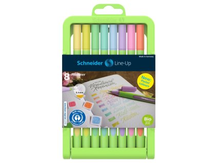 liner schneider line up 0 4 pastel sada 8 ks