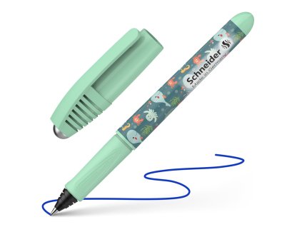 roller bombickovy schneider zippi happy fish modra napln