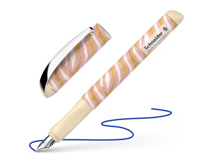 pero plniace schneider glam calm m modra napln