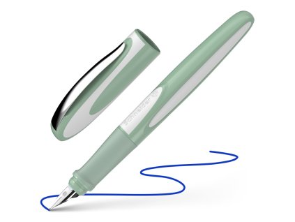 pero plniace schneider ray pistacchio modra napln