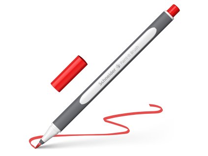 popisovac schneider paint it 070 brush f red