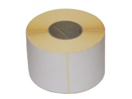 Termoetikety na kotúči 60x80 mm biele - 600ks