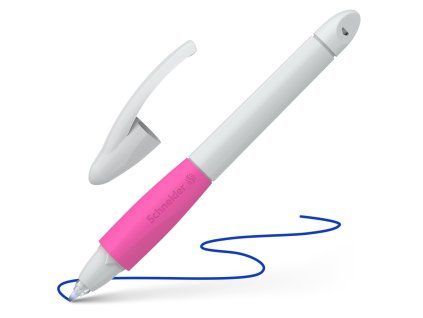 roller bombickovy schneider base ball light grey pink modra napln