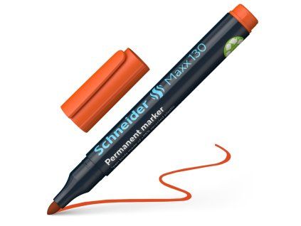 popisovac schneider maxx 130 permanent oranzova