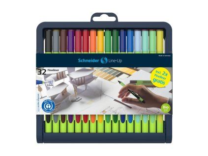 popisovac schneider line up 0 4 sada 32 ks