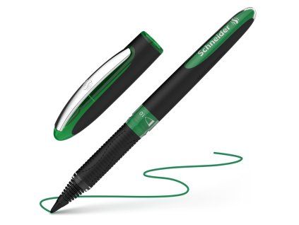 roller schneider one sign pen zelena napln