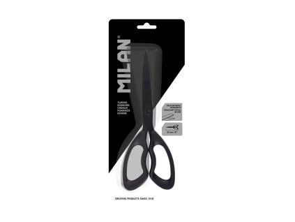 noznice milan kancelarske 20 cm sive