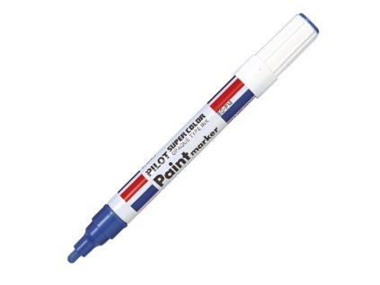 popisovac lakovy pilot paint marker 2 0 mm modry