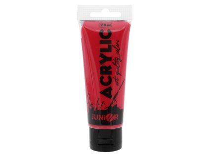 akrylova farba junior 75 ml cervena red