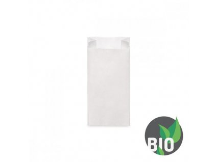 Vrecká desiatové papierové biele - 10 x 22 cm (100 ks) 65605  1080 20