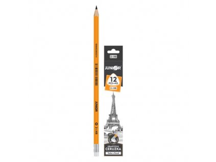 9987 ceruzka grafitova sesthranna s gumou c 2 hb