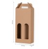 10785 1 krabica na vino 2 flase