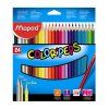 pastelky trojhranne maped color peps 24 ks