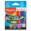 pastelky trojhranne maped color peps mini 12 ks