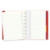 poznamkovy blok filofax a5 cerveny