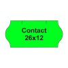 etikety cen contact 26x12 oble 1500 etikiet kotucik zelene