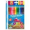 pastelky junior ocean world jumbo trojhranne sada 12 ks