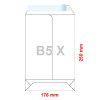 obalky b5 x 176 x 250 mm recyklovany papier samolepiace 20 ks
