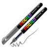 popisovac m g mocalo acrylic marker stetcovy hrot dark grey 912