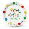 papierovy tanier paw eco 23 cm balloons 8 ks