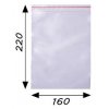 ZIP vrecká 150x220 mm - 100ks