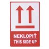 Etikety 80x120 mm NEKLOPIŤ (THIS SIDE UP) - 500 etikiet/kotúč