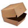 Box na hamburger hnedý - 13,5 x 13,5 x 10 cm (50 ks) 48507  1457 20