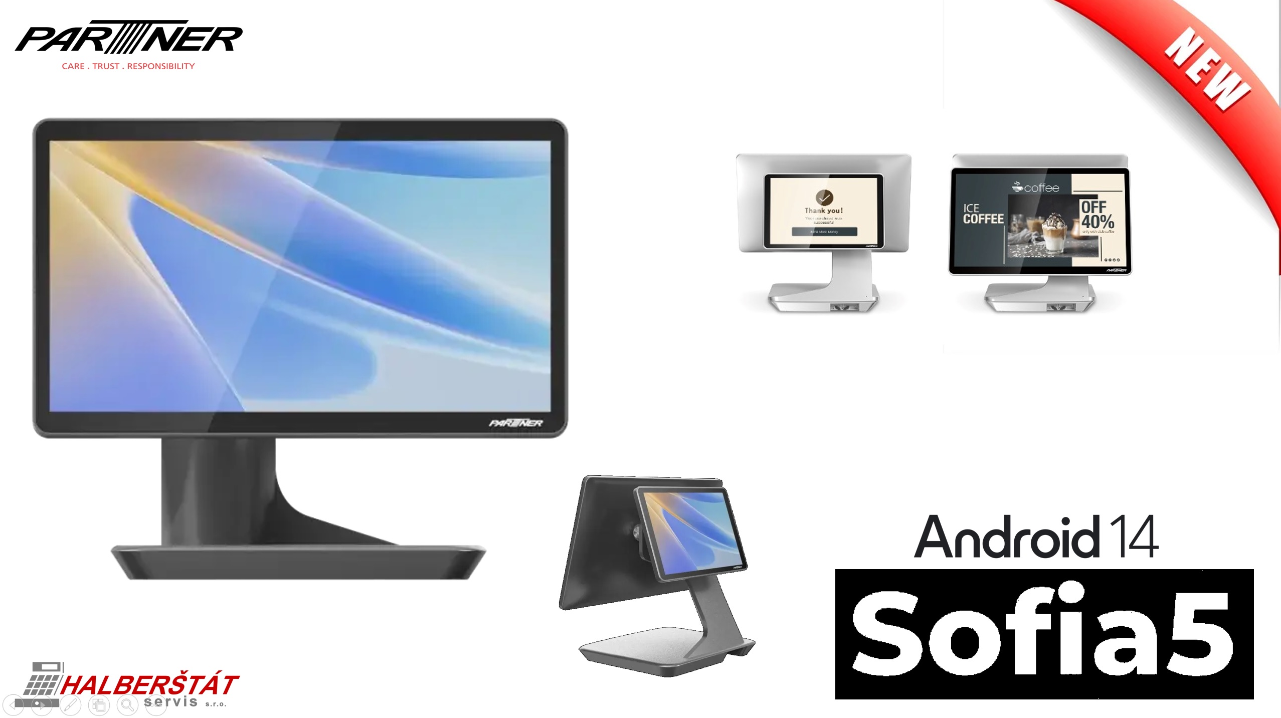 Nový terminál PARTNER Sofie ( Android 14)