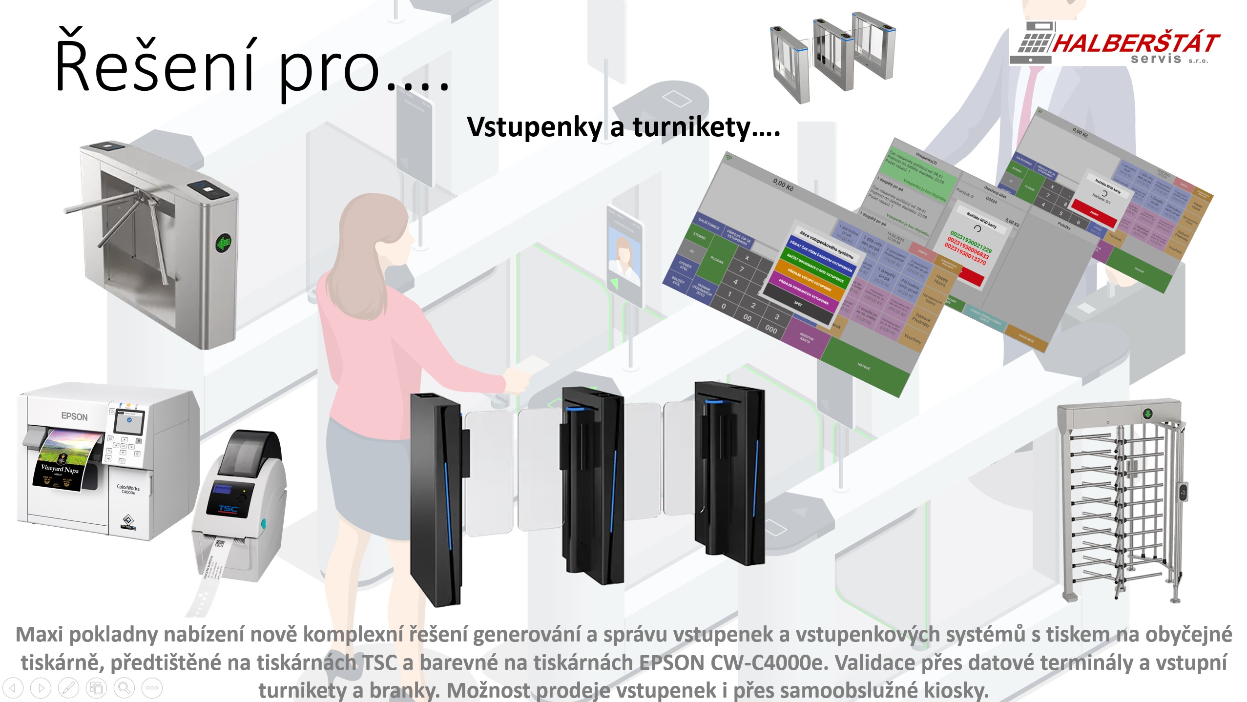 Turnikety a vstupenky
