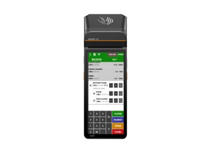 1x Sunmi V3 s NFC + Mobilní číšník pro MAXI pokladnu