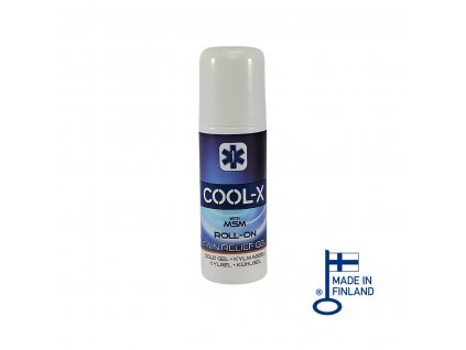 COOL-X ROLL-ON PAIN RELIEF GEL WITH MSM 75 ml - Chladivý gel zmírňující bolest s MSM roll-on