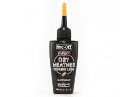 9587 muc off ebike ceramic dry lube 50 ml mazivo s keramikou na retez elektrokol do sucha