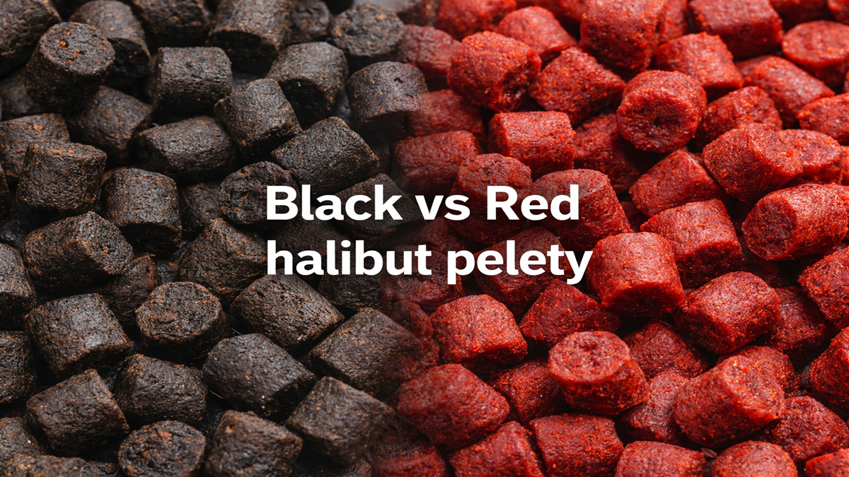 Black vs Red halibut pelety – jaký je rozdíl a kdy kterou použít