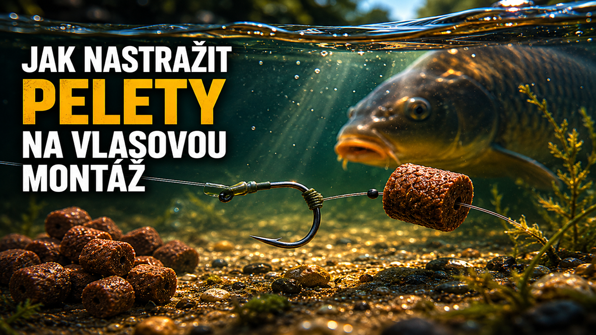 Jak nastražit pelety na vlasovou montáž
