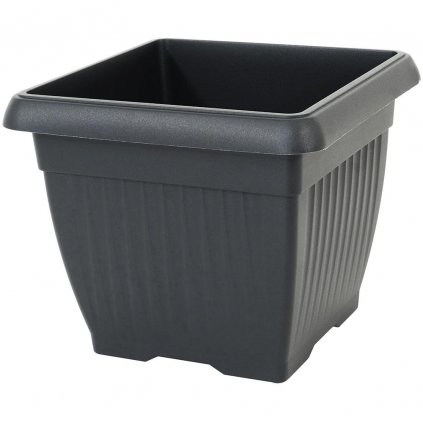 DKWT15 KVETINÁČ KWADRAT TERRA GRAFIT 15x15xh13CM/1,7L
