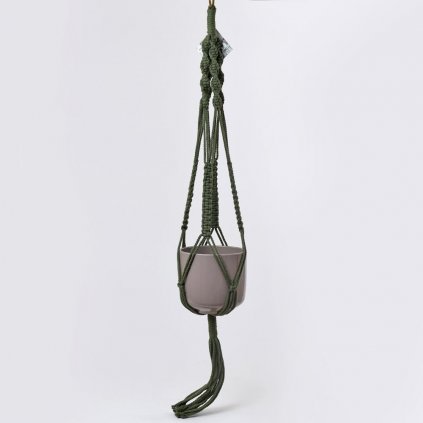 MAKRAME NATUR GREEN 90CM