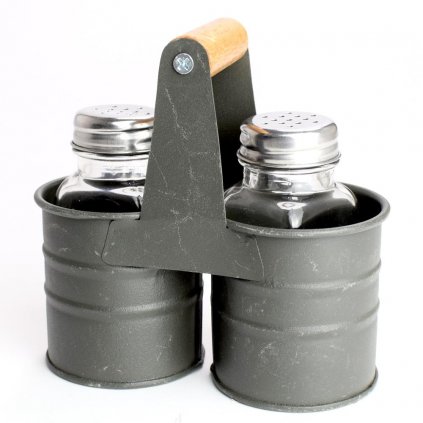 Korenička+soľnička sada dochucovacia grilovacia mini