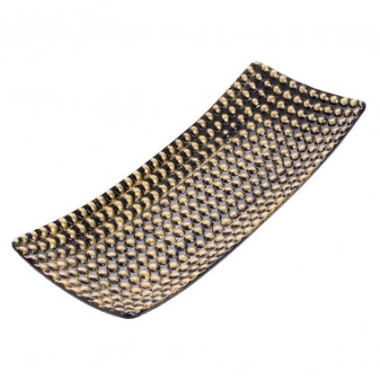 DREVENÝ PODNOS VZ. BODKY  ČIE/ZL 26*3.5*10cm SUPER CENA!