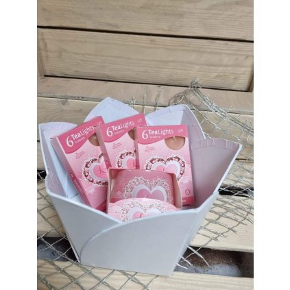 darcekovy set ulozny box+vonne sviecky