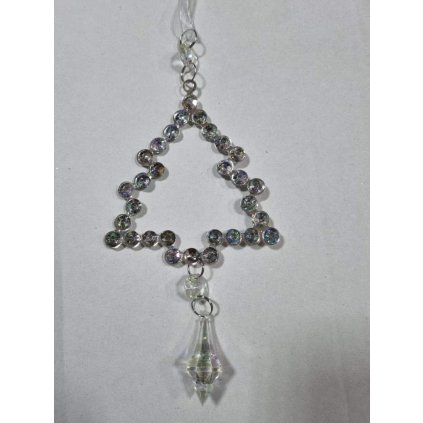 strieborný stromcek s diamantom rh9160 06