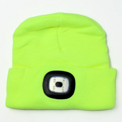 AKCIA!!!Čiapka Albacore žltá,4xSMD LED