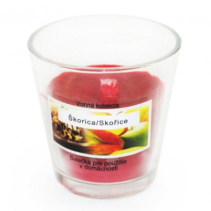 V4-ČÍRA V SKLE SOJ.VOSK S PARAF.RED ŠKOR.